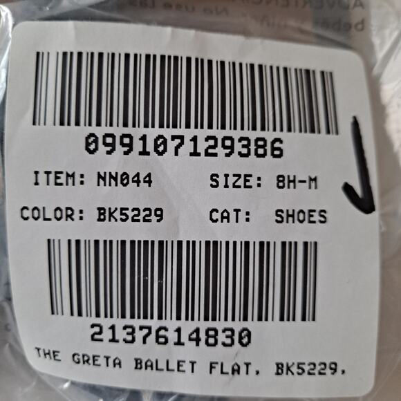 NWOB Madewell Greta Leather Mary Jane Ballet Flat Shoes Black Women's Size 8.5M - Picture 14 of 15